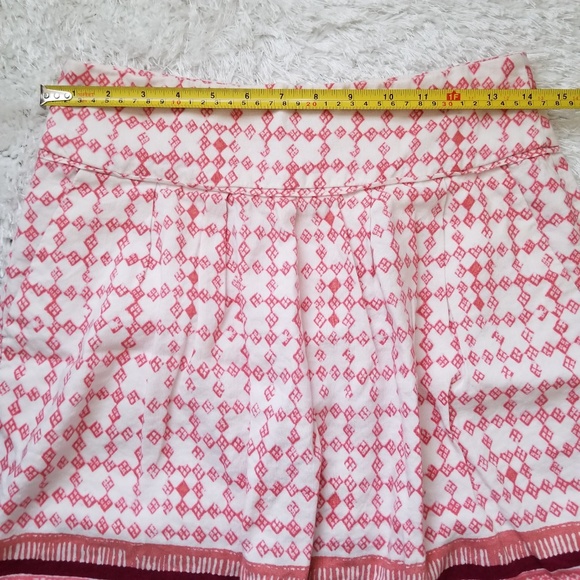 Ann Taylor Loft Linen blend pink skirt size 4 - Picture 3 of 6